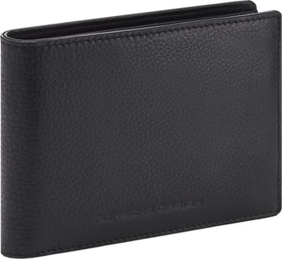 PORSCHE DESIGN Leren Portemonnee Business Wallet 7 Black Zwart