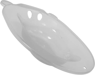 Zitbad Kom - Baden Toilet - Persoonlijke Hygiëne - Antislip Bodem - 37.5 x 34.5 cm - Grijs