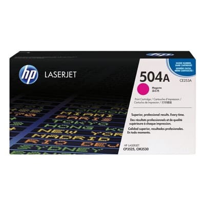 HP 504A / CE253A - Magenta Laser Toner: 504A / CE253A - Magenta Laser Toner - Lasertoner Magenta