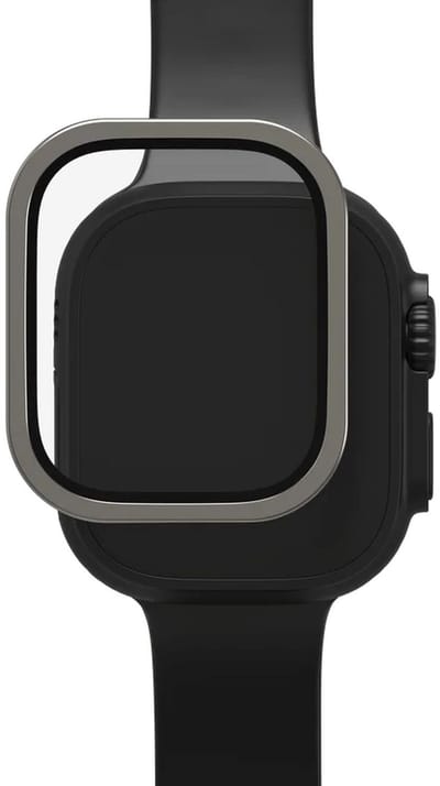 ZAGG InvisibleShield Glass XTR4 E | Apple Watch Ultra 3/2/1 49mm Screen Protector | Titanium