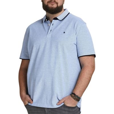 JACK&JONES PLUS JJEPAULOS POLO SS NOOS PLS Heren Poloshirt - Maat EU3XL US1XL