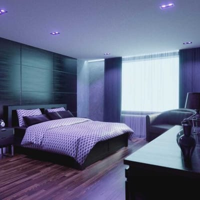 Set van 3 HOFTRONIC Durham Smart - Dubbele inbouwspot - Mat zwart - GU10 RGBW 16,5 miljoen kleuren - 11 Watt 690 Lumen - Dimbaar via smartphone en spraak - Kantelbaar - WiFi en Bluetooth - Voor alle smart assistenten