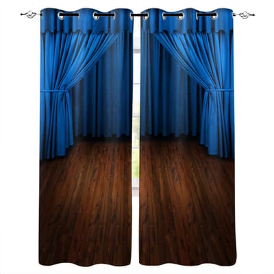 Tandwiel Hout Bord Textuur Retro Luxe Huis Gordijnen Modern Huis Benodigdheden Woonkamer Slaapkamer Aangepaste Gordijnen 135W x 60H(cm)