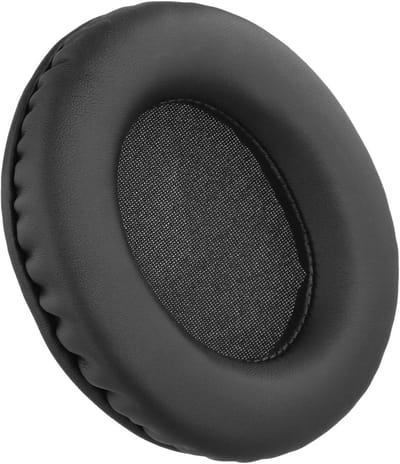 Comfortabele ovale headphone pads van leer en spons, geschikt voor diverse hoofdtelefoons (75 x 95) - ideaal voor langdurig gebruik, geluidsisolatie en vervanging van versleten oorkussens