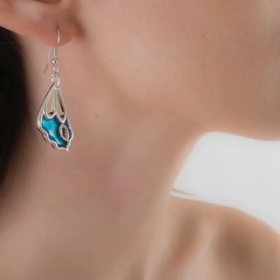 Sylvie Monthulé | Silver Earrings | Butterfly Wings