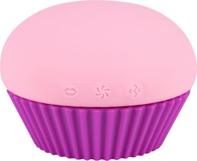 Vacuüm-golf vibrerende magische cupcake - Zuigvibrator - USB - Waterdicht IPX7