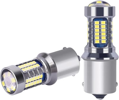 LED-lampen P21w 1156 Ba15s 12V 24V - Super Helder Wit 6000K voor Auto en Vrachtwagens