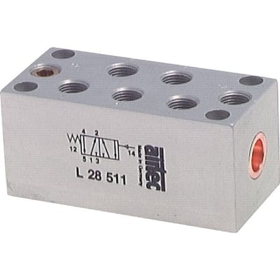 5/2 M5 Luchtgestuurd Ventiel 0-10bar/0-140psi Airtec