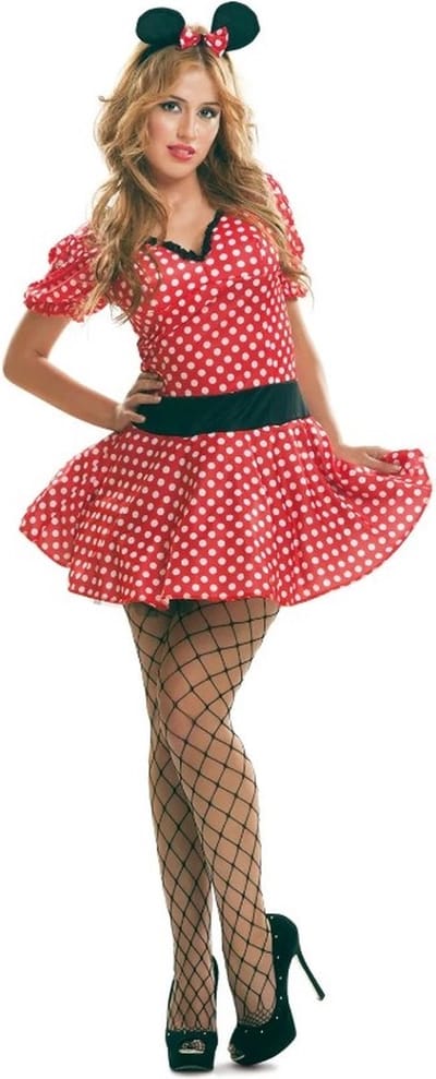 Sexy Mini Mouse Kostuum Vrouw - Maat M/L