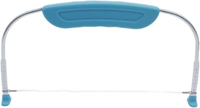 Dailygoods - Taartsnijder 28 cm x 16 cm, taartbodemsnijhulp, roestvrij staal, in hoogte verstelbaar, taartzaag voor het gelijkmatig snijden van taartbodems