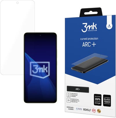 3Mk Arc+ Gehard Glas Voor Xiaomi Redmi Note 14 4G Geschikt Voor Ongevallen