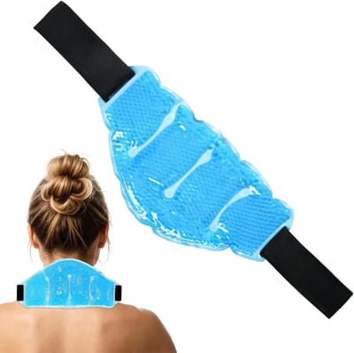 Verkoelende Neksjaal - Nekkoeler Herbruikbaar - Warm Weer Comfort - Flexibel Materiaal - 33 x 16 cm - Blauw