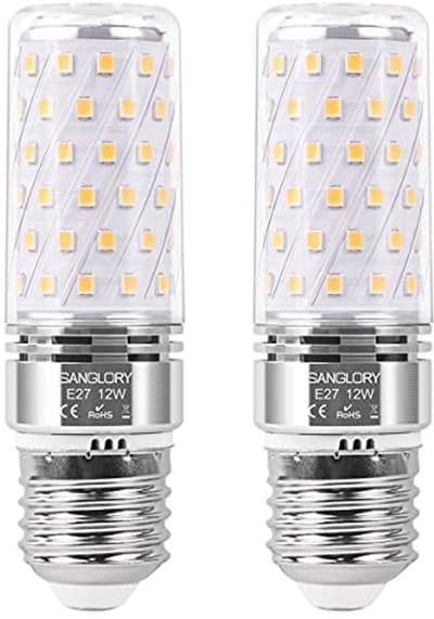 E27 LED-lampen 12W, Vervangt 100W Halogeen, Warm Wit, 3000K, 1350 Lumen - Verpakking van 2