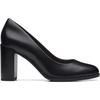 Clarks Freva 85 Court - dames pump - Zwart - maat 35.5 (EU) 3 (UK)