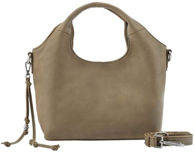 FREDsBRUDER Leren handtas schoudertas Stay With Me Handbag Greyish Khaki groengrijs