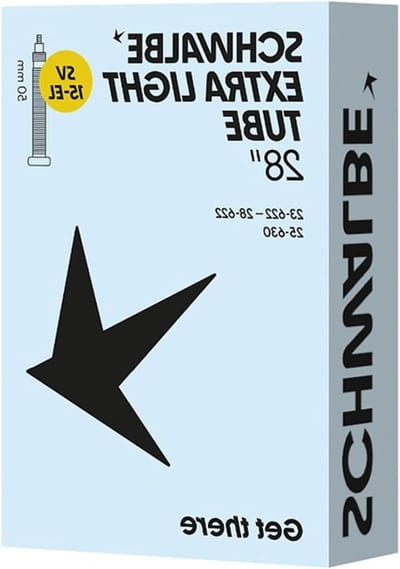Fietsbinnenband - Binnenband - Fietsband Reparatie - Extra Licht Gewicht - 23/28-622/630 - Zwart