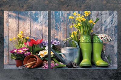 TMK ArtDeko - Snijplank van Glazen Beschermingsplaat - 100x52 cm - Geschikt voor Inductie, Keramisch, Gas - Duurzame Bescherming