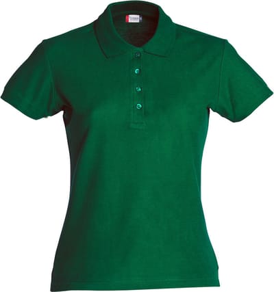 Clique Basic Polo Women 028231 - Flessen-groen - S
