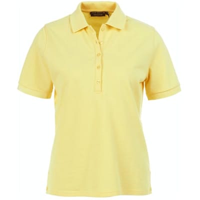 River Woods Pima Basic Tf Ss Pique Yellow Größe: XS | Poloshirts Outlet | Damen | Gelb