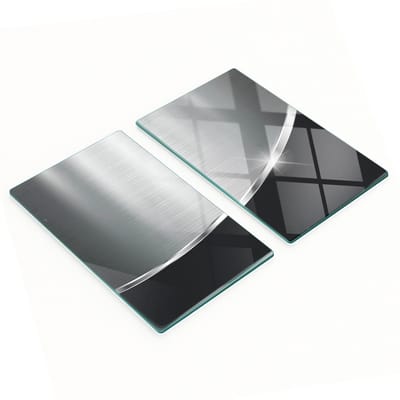 Geharde multifunctionele decoratieve glazen platen met textuur, 2x30x52 cm