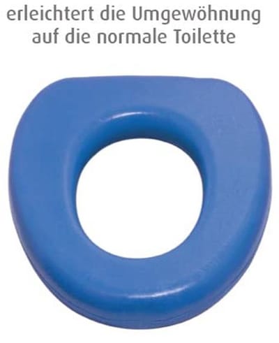 Zachte Wc-Bril voor Kinderen, Gevoerd, 31.39 x 28.6 x 6.6 cm, Blauw