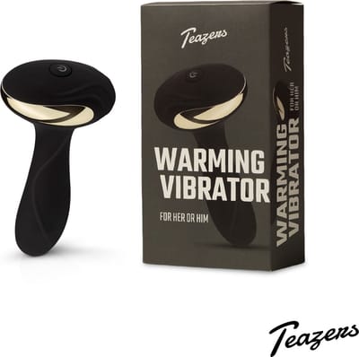 Teazers - Heat of the Moment - Buttplug Vibrator - Verwarmende Buttplug - Buttplug - Anal Plug - Sex Toys voor Vrouwen en Mannen - Seksspeeltjes - Zwart