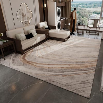 Modern Stijl Vloerkleden voor Slaapkamer Groot Oppervlak Woonkamer Decoratie Zacht Tapijt Wasbaar Lounge Vloermat Antislip Garderobe Vloerkleed 80*120cm