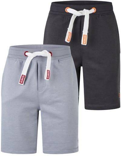 riverso Heren Short RIVBrian 2 Pack regular/straight Veelkleurig S Volwassenen Sweatshorts / Zomershorts met Trekkoord