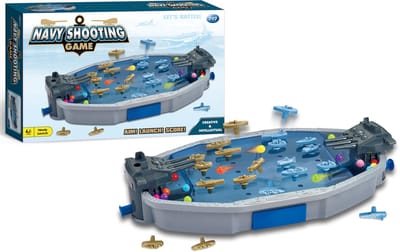 Grote Navy shooting game - Pinball zeegevecht met boten en knikkers - Naval Battleship