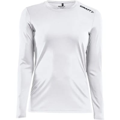 Craft Rush Running Longsleeve Dames - Wit | Maat: L