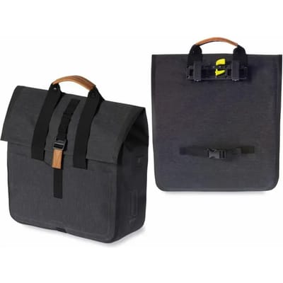 Basil Urban Dry Fietsshopper - Enkele fietstas - Grijs - 20 Liter