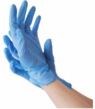 Nitril Handschoenen Blauw - L