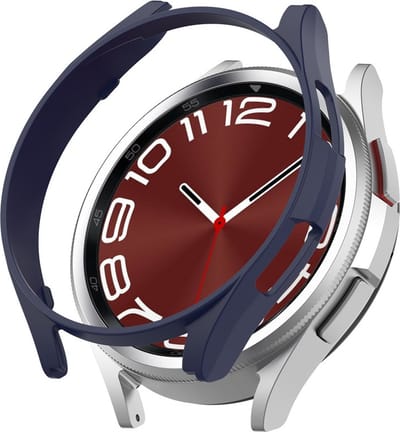 Beschermende watch case - hoesje - geschikt voor Samsung Galaxy Watch 6 Classic (43 mm) - donkerblauw