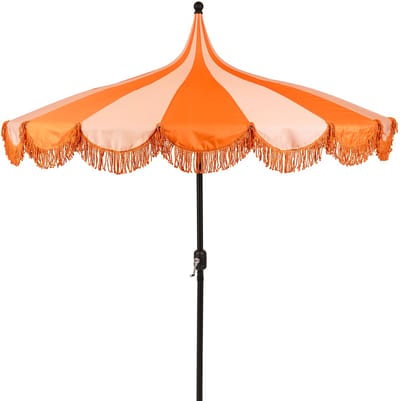 Mica Decorations Kim stokparasol oranje - Ø235 x 238 cm