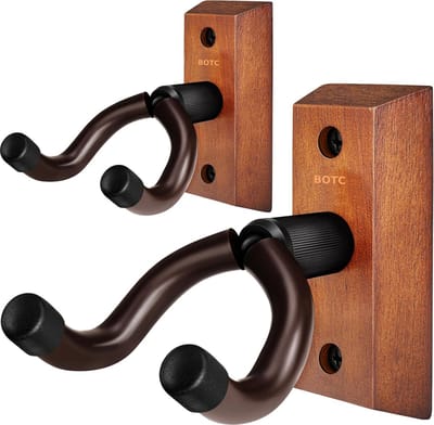 BOTC Gitaar Wandbeugel - Set van 2 stuks - Muurbeugel – Gitaar standaard – Guitar Stand – Viool – Basgitaar - Ukelele - muurhaak