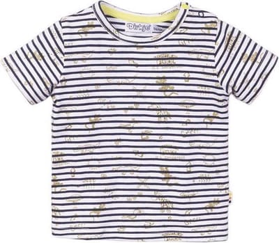 Dirkje - Jongens - Gestreept t-shirt Dieren - maat 80