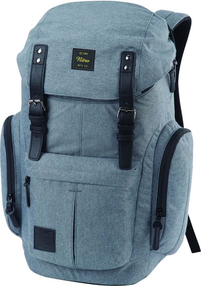 NITRO Vrije tijd rugzak Rugzak met laptopvak Daypacker Backpack 32L Black Noise Grijs