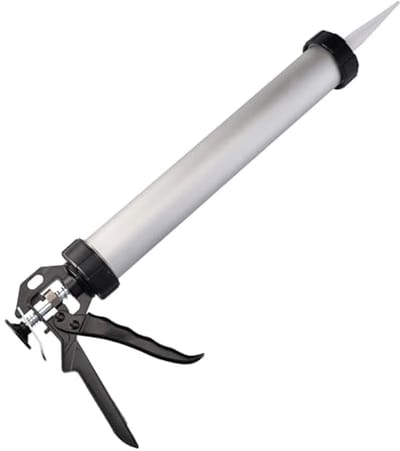 Handmatige Cartridgepers voor Dichte Lijmen en Afdichtmiddelen - Robuuste Aluminium Uitvoering met 600 ml Capaciteit