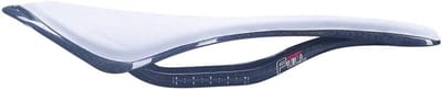 Fietszadel Carbon - Racefietszadel - Comfortabel Fietsen - Hol Uitgevoerd - 270/143 mm - Wit