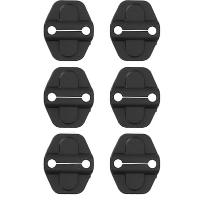6 stuks Deurslotafdekkingen Bescherming Sierlijst Vervanging voor Jeep WranglerGrand Cherokee black
