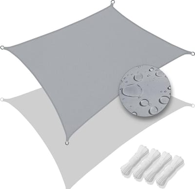 Rechthoekig Zonnezeil 3x5m - Waterdicht, UV-bescherming, Zonwerend en Weerbestendig voor Balkon en Tuin