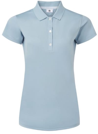 Footjoy Stretch Pique Dames Polo Shirt Lichtblauw