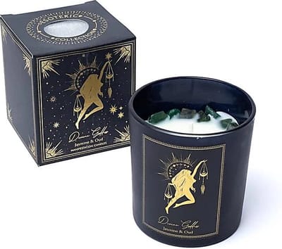 Pure Works - Divine Goddes - Manifestatie - Geurkaars - Xinji Jade - Jasmijn - Oudh - 20 branduren - Song of India