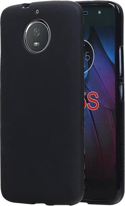 BestCases.nl Motorola Moto G5s Design TPU back case hoesje Zwart