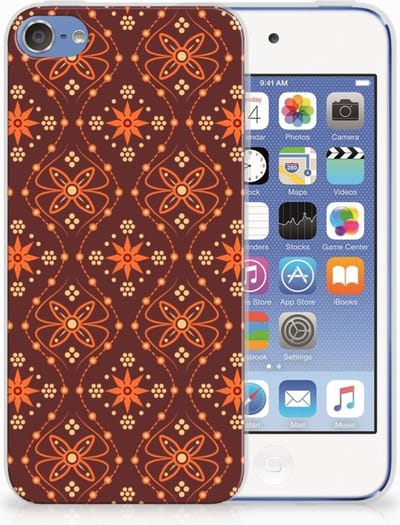 TPU Hoesje voor Apple iPod Touch 5 | 6 TPU bumper Batik Brown