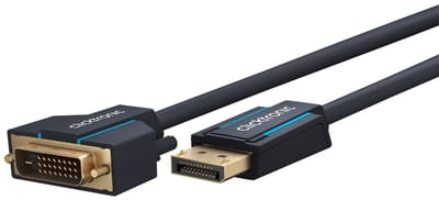 Clicktronic Active DisplayPort™ to DVI-D Adapter Cable 2 m