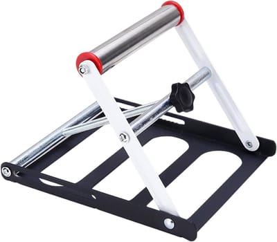 Snijmachinestandaard - Zaaghouder - Precisiewerk - In hoogte verstelbaar - 40-135 mm - Zwart