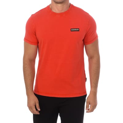 Heren-T-shirt met korte mouwen en ronde hals NP0A4GPE