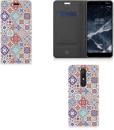 Nokia 5.1 (2018) Standcase Tiles Color