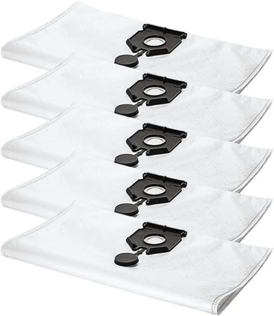 5 Pack Stofopvangzakken Past voor Karcher 2.889-154.0 NT 30/30 L 30L NT 30/ Ap Te L NT 30/ Ap L 30L EU2613 Stofzuiger Vervangende Onderdelen (10 PACK)